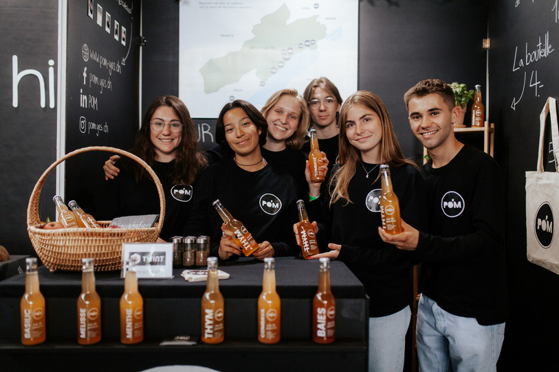 L'entreprise POM se classe 2e du concours Company Programme avec son jus de pomme plus durable. (photo : YES)