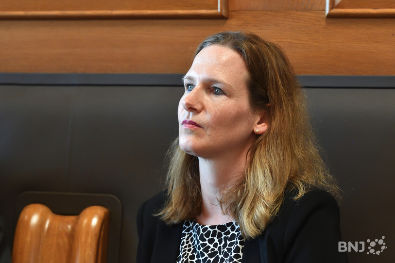Evi Allemann veut faire partie des sept mages. (Photo : Georges Henz).