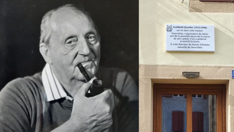 Archibald Quartier a désormais une plaque à son nom à Boudry.