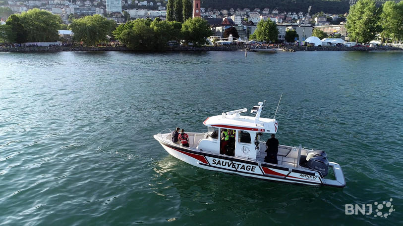 La Société de sauvetage du Bas-Lac est en charge de la surveillance du lac durant toute la durée de Festi'neuch.