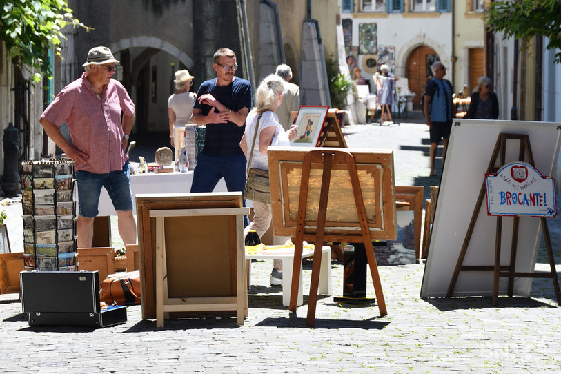 Peinture, sculpture, installation, bijoux, et d’autres créations étaient à découvrir tout au long de la journée.