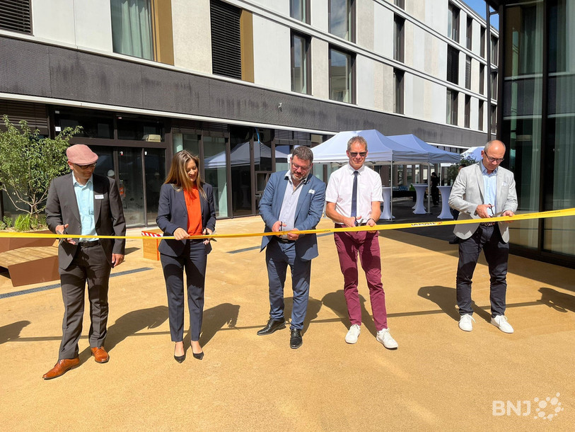 Les nouveaux bâtiments de La Poste sont inaugurés ce mercredi à Delémont.