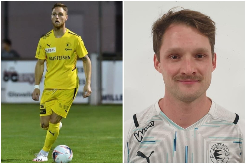 Marco Wicht et Louis Schwab ne porteront plus le maillot du FC Bassecourt la saison prochaine. (Photo : archives/FC Bassecourt).
