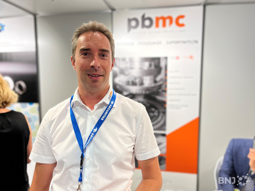 Cédric Chevalier présente la solution brevetée par PBMC à l'EPHJ.