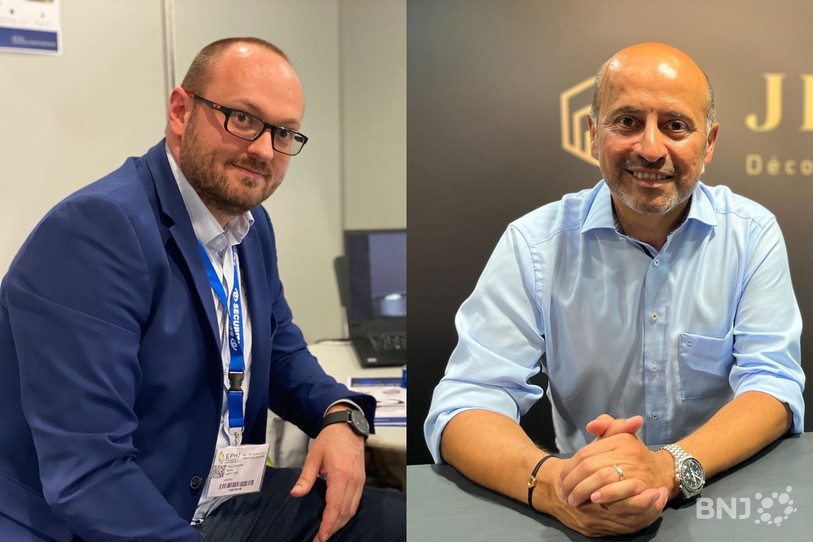 Sacha Pollonghini, directeur de Jarys, et Ruben De Ancos, directeur de JdaSwiss, espèrent rencontrer du monde à l'EPHJ.