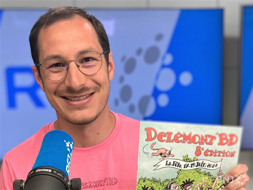 Après avoir été l’un des fidèles bénévoles du Festival Delémont BD, Martino Innocenti est devenu membre du comité d’organisation.  