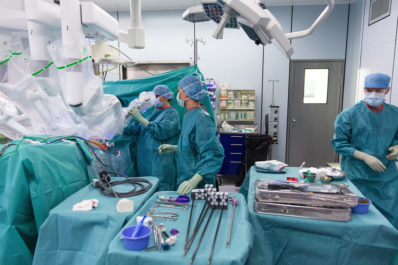 Le robot utilisé par le Centre hospitalier de Bienne. (Photo : Centre hospitalier Bienne).