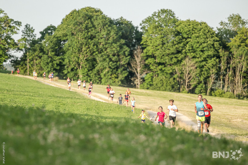 La course des Franches s'est déroulée vendredi au Noirmont. (Photo : Jonathan Vallat).
