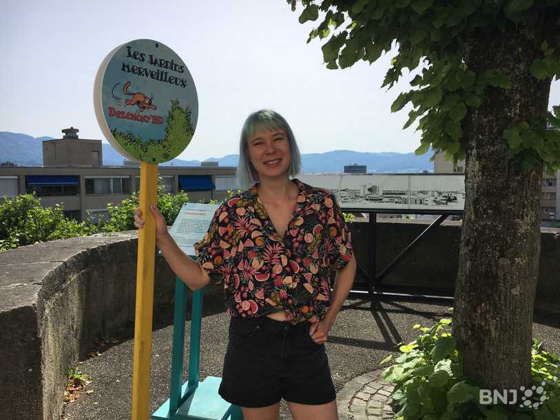 Léonie Bischoff se plaît à Delémont.