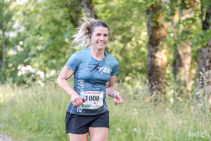 Vanessa Aellig (ici lors de la Course des Franches 2022) fête un 2e succès de rang à Bévilard (photo : archives/Jonathan Vallat).