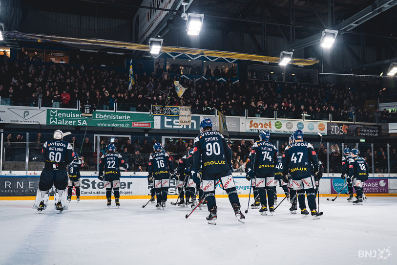 Plusieurs juniors du club rêvent de rejoindre prochainement l'effectif de la première équipe du HCC, à l'instar de Ludovic Voirol ou Hugo Cervino. (photo: Albin Tissier)
