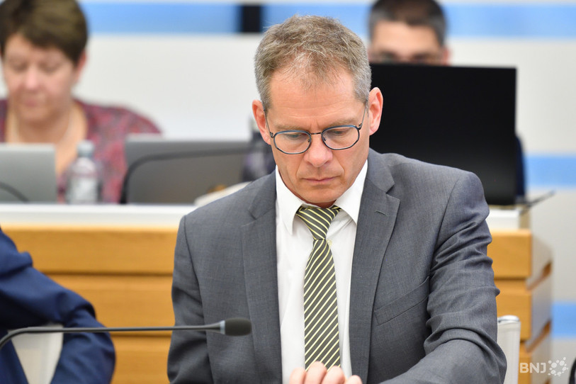 Le ministre jurassien de l'environnement David Eray. (Photo : archives / Georges Henz).