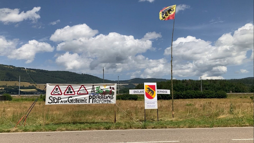 Le site transformé en « enclave bernoise » par les organisateurs.