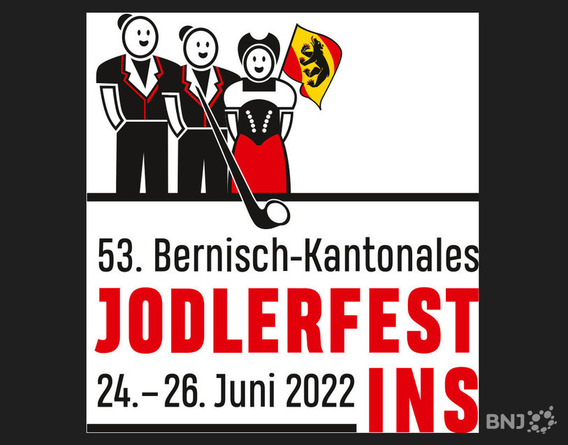 Le logo de la 53e Fête cantonale bernoise du yodel à Ins.