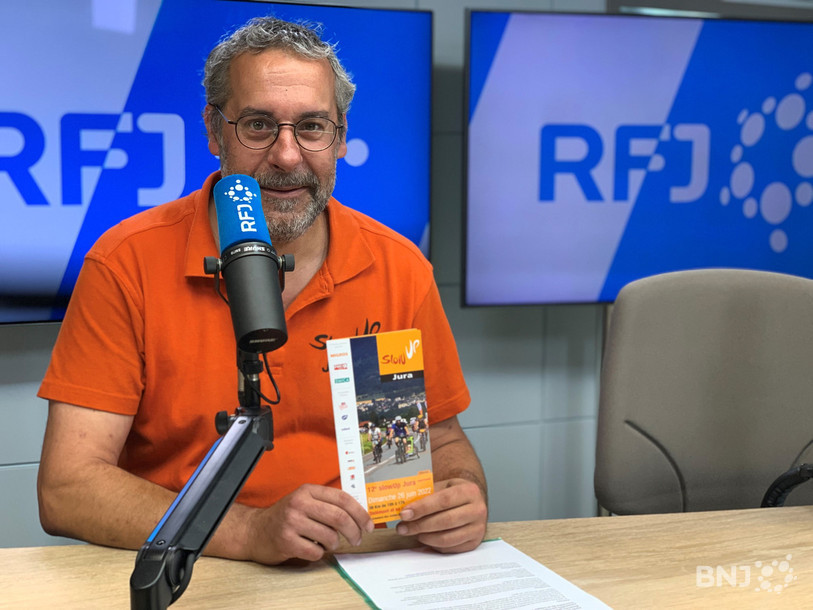 Cédric Cerf, responsable communication du Slow Up Jura est venu présenter la 12e édition de la manifestation.