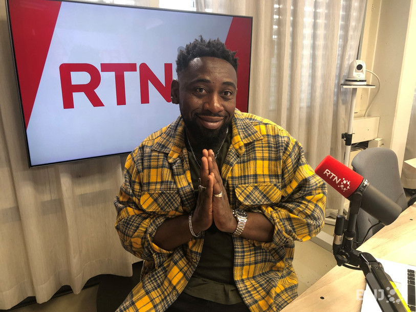 Christian Mukuna s'est laissé emporté par la musique.