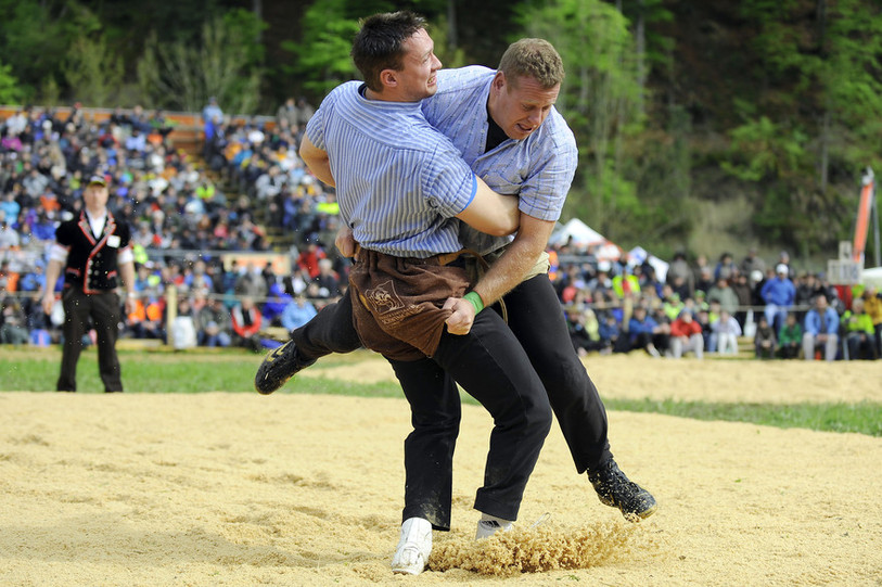Kilian Wenger combattra lors de la fête de la lutte de La Neuveville les 13 et 14 juin (photo: ldd)