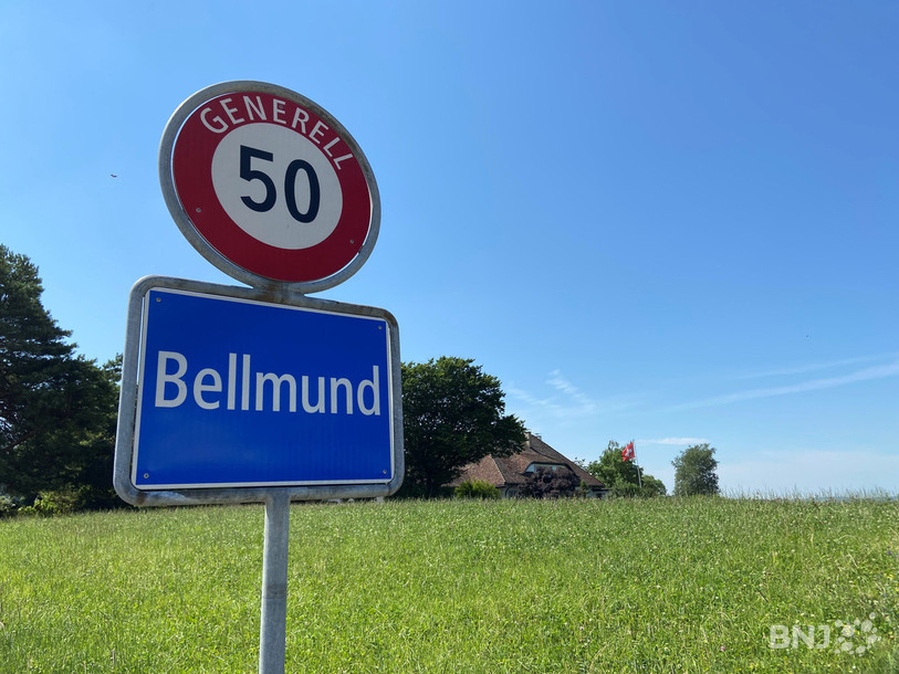 L'entrée de Bellmund depuis Nidau.