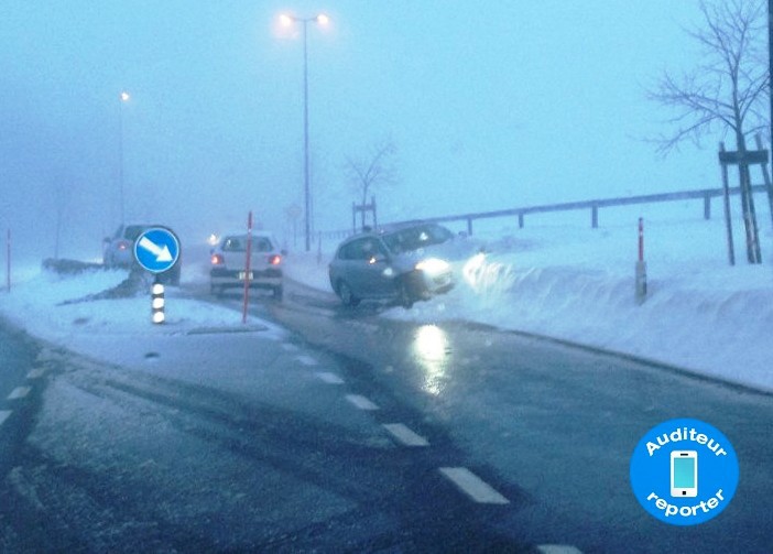 L'accident n'a pas fait de blessé