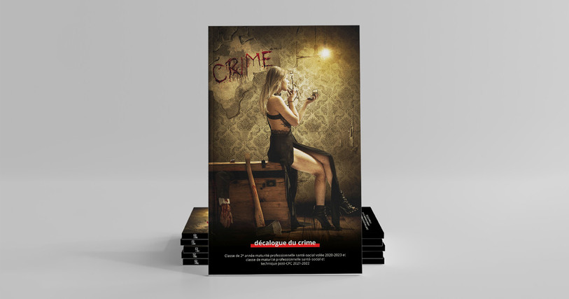 La page de couverture du recueil de nouvelles des 25 étudiants du Ceff.