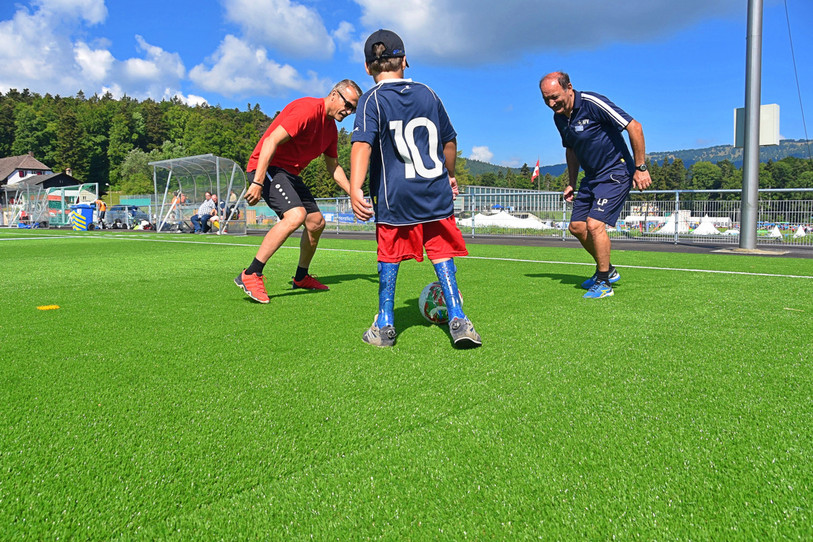 De nombreuses disciplines sportives étaient proposées dimanche à Macolin. (Photo : PluSport).