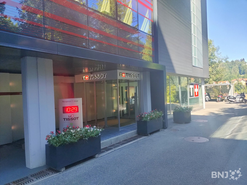 L'entreprise Tissot au Locle (photo : archives).