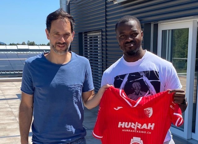 Freddy Mveng portera le maillot du FC Bienne la saison prochaine. (Photo: FCB)