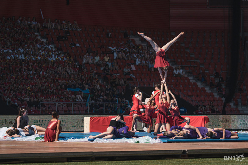 3'000 gymnastes ont fait vivre leur sport à Neuchâtel pendant une semaine. (Photo: Albin Tissier)