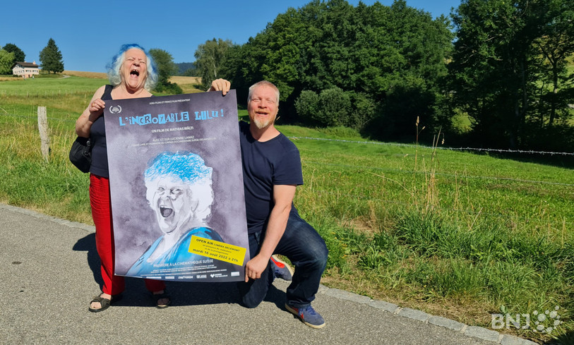 Mathias Wälti avait à coeur de mettre en lumière le tempérament jovial et le parcours inspirant de Lucienne Lanaz