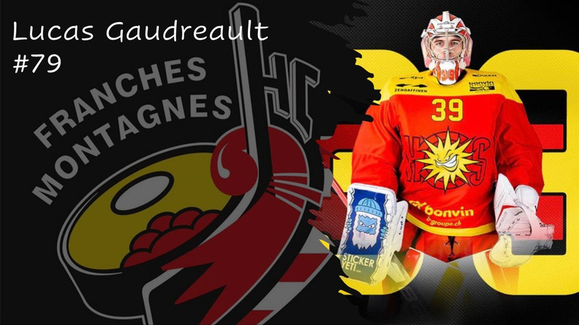 Lucas Gaudreault devient le 2e gardien du HC Franches-Montagnes (photo : HC Franches-Montagnes).