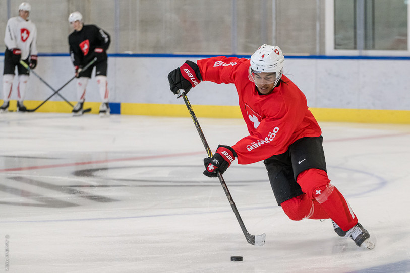 Noah Delémont a été convaincant lors des entrainements avec l'équipe de Suisse des moins de 20 ans. (Photo : archives/Jonathan Vallat).