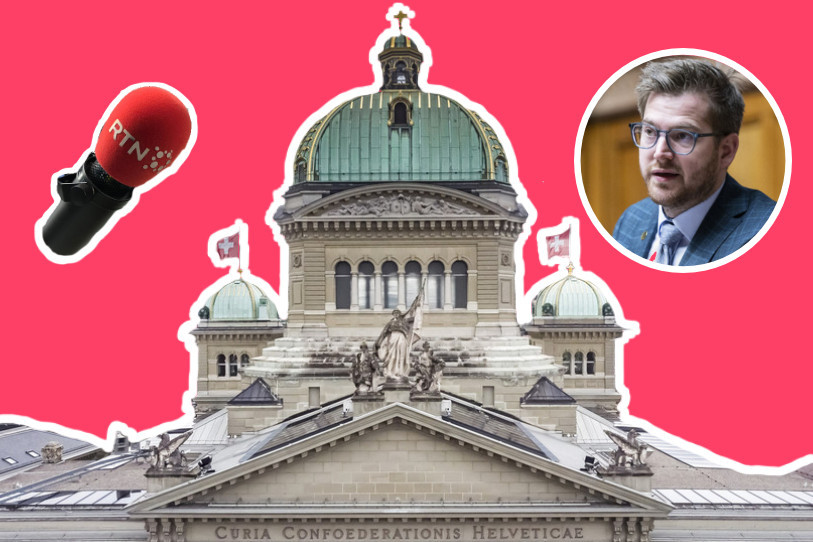La rédaction de RTN a suivi une journée le conseiller national Baptiste Hurni.