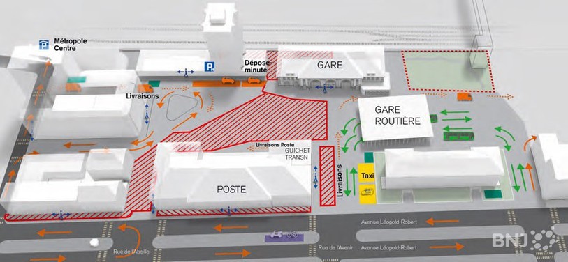 La phase III du chantier, étape 1, se déroule de mars à mai 2015.