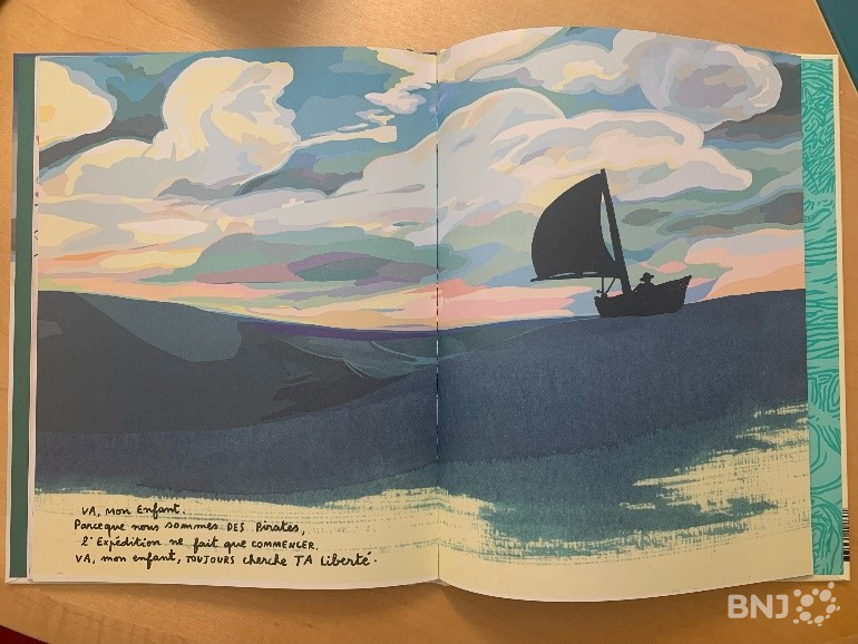 L’illustration de la dernière page du livre, qui est « la plus douce » selon Manon Faivre.