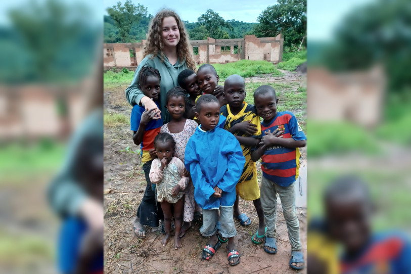 Emma Langenegger a séjourné en Guinée durant près de trois semaines.