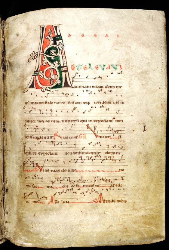 Un extrait du Graduel de Bellelay