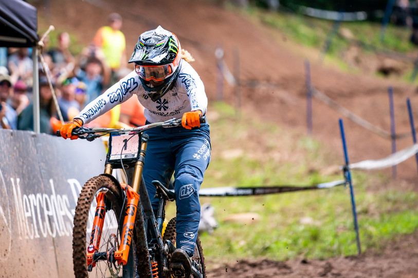 Camille Balanche a gagné pour la troisième fois de la saison. (Keystone/Maxime Schmid)