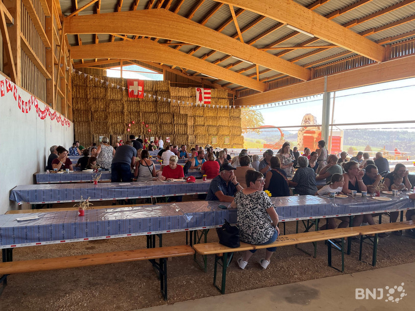 Près de 450 personnes étaient attendues à Boécourt. 