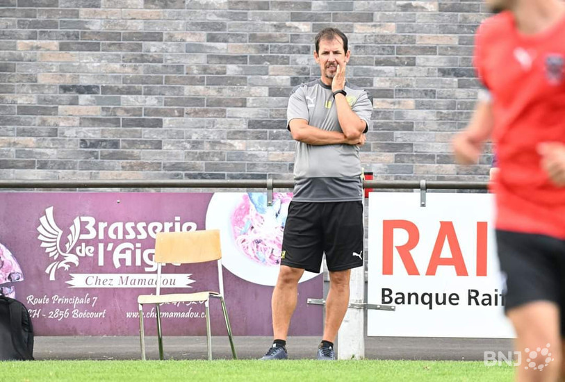 Lulzim Hushi et le FC Bassecourt manquent de certitudes à l'heure de retrouver la 1re Ligue (photo : Georges Henz).