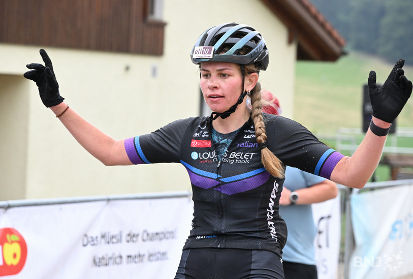 Nouvelle victoire cette saison pour Chrystelle Baumman sur le Trophée jurassien. (Photo :archives  Georges Henz)