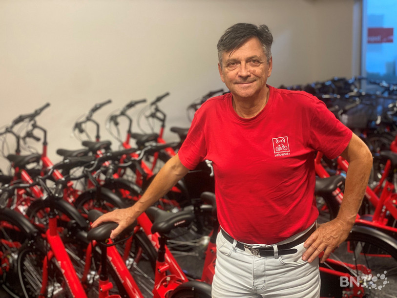 François Kuonen, directeur général d'intermobility et de sa marque Velospot milite depuis longtemps pour un grand réseau vélos libre-service en Suisse.