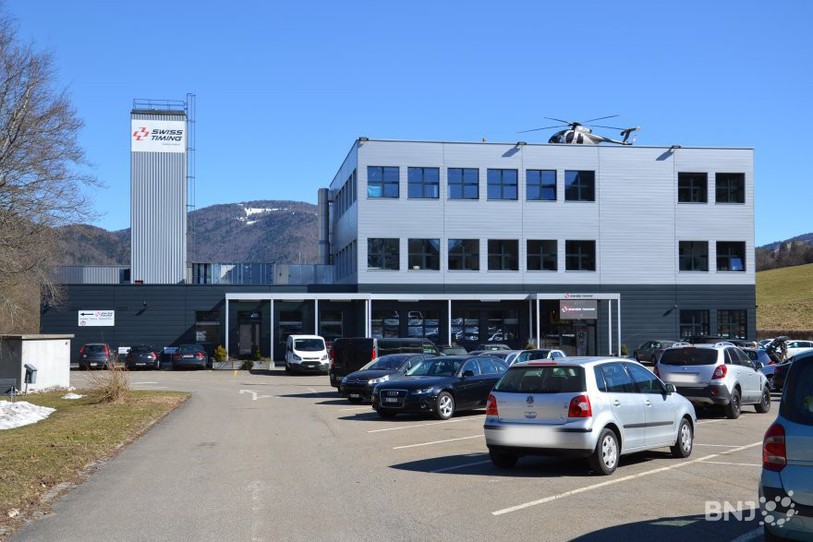 L'entreprise Swiss Timing à Corgémont a accueilli la conférence de presse du Swatch Group jeudi en fin de matinée.