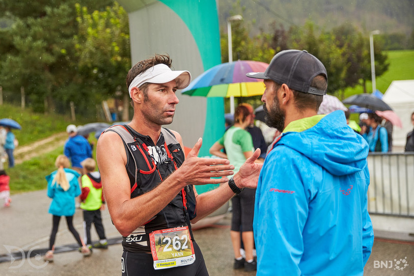 Les organisateurs de Moutier Trail Marathon, dont fait partie Hervé Solignac (à droite), renoncent à leur manifestation. (Photo: archives)