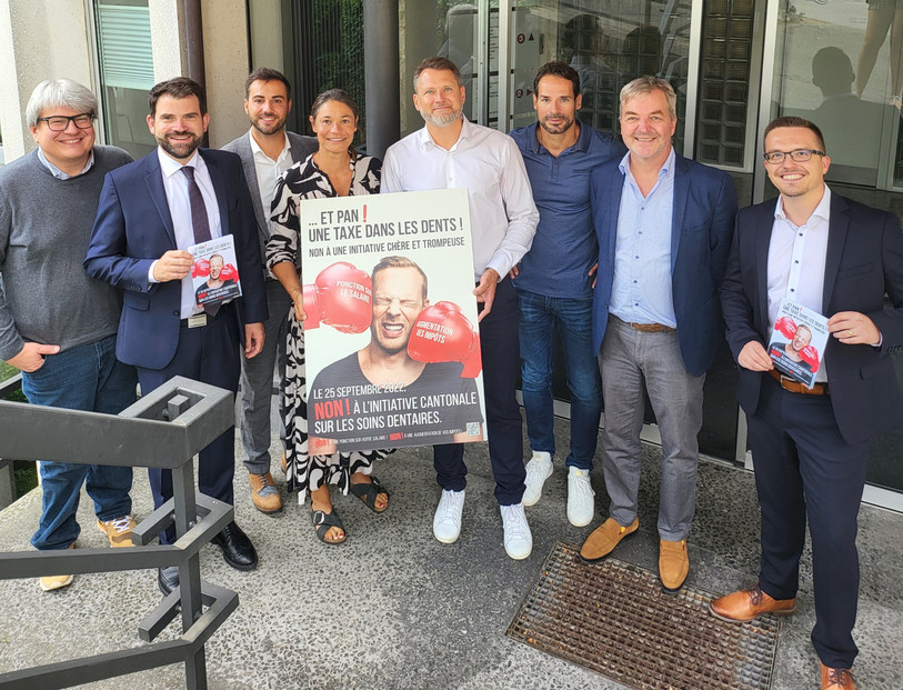 Un comité composé de médecins-dentistes, des partis de droite et d'associations économiques s'opposent à l'initiative. (Photo: CNCI)