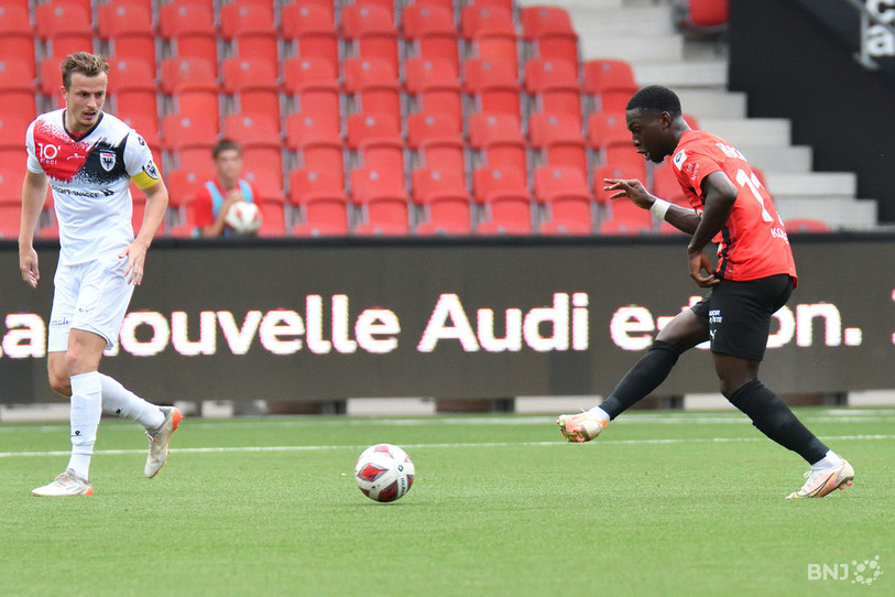 Henri Koide a marqué 8 buts en 28 rencontres sous les couleurs « rouge et noir ». (photo : archives)