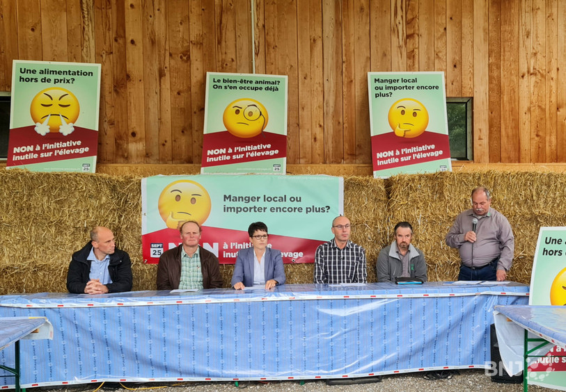 Le comité a présenté les conséquences néfastes de l'initiative pour le tissu agricole et économique de la région 