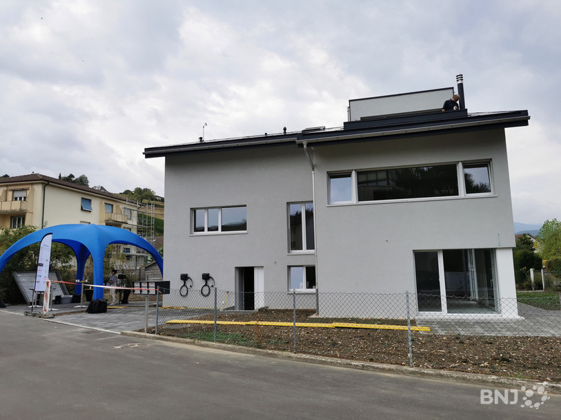 La maison solaire de Raphaël Domjan devrait produire jusqu'à trois fois plus d'énergie qu'elle en consomme.