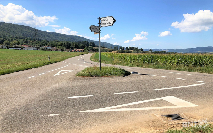 Le carrefour entre Châtillon, Rossemaison et Courrendlin va être complètement refait pour améliorer la sécurité des usagers.