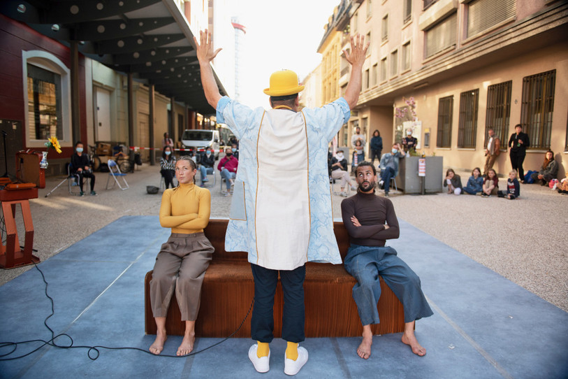 La compagnie biennoise Champloo explorera le thème de la rencontre (photo : Massimo Piovesan)