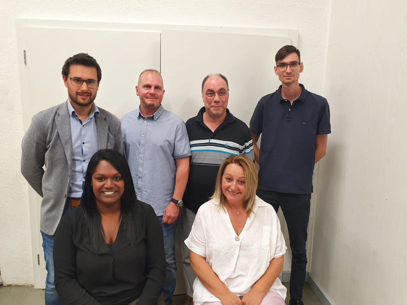 Les six candidats du PDC-JDC pour les élections communales de Courgenay-Courtemautruy.